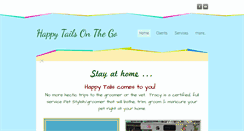 Desktop Screenshot of happytailsonthego.com